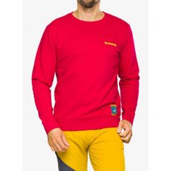 Bluza bez kaptura męska La Sportiva Climbing on the Moon Sweatshirt. Czerwone bluzy La Sportiva, m, bez wzorów, bez kaptura. Za 261.99 zł.