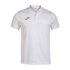 Koszulka polo tenisowa męska Joma Montreal. Białe koszulki polo Joma, m, bez wzorów, bez kołnierzyka, bez ramiączek. W wyprzedaży za 129.00 zł.