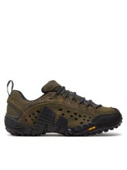 Merrell Trekkingi Intercept J004275 Zielony. Zielone buty trekkingowe Merrell, bez wzorów, ze skóry, bez zapięcia. Za 429.99 zł.