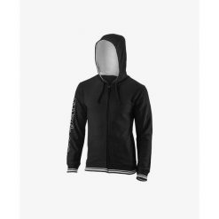 Bluza tenisowa męska Wilson Team II FZ Hoody. Białe bluzy z kapturem Wilson, m, bez wzorów, z bawełny, z kapturem. Za 229.00 zł.