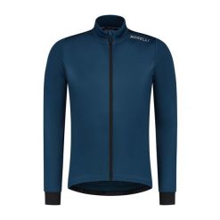 Dżersej z długim rękawem Rogelli Core. Niebieskie bluzy Rogelli, m, bez wzorów, z dżerseju, bez kaptura. Za 248.00 zł.