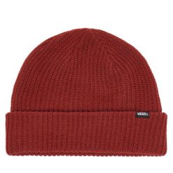 Czapka Vans. Czerwone czapki zimowe Vans, bez wzorów. Za 109.99 zł.