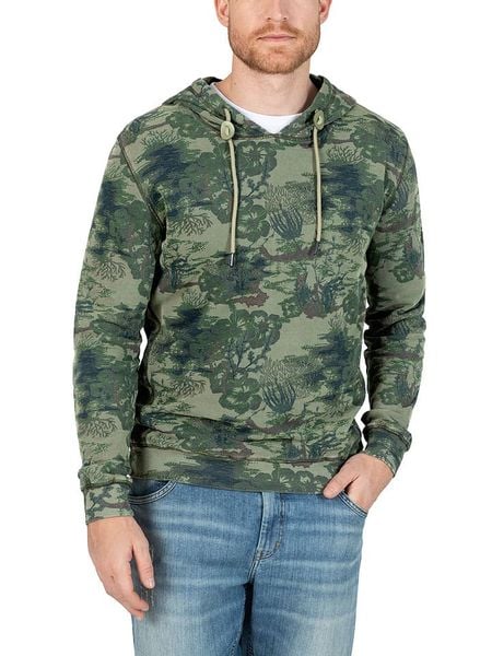 Timezone Bluza w kolorze zielonym rozmiar: XL. Zielone bluzy Timezone, xl, bez wzorów, z bawełny, z kapturem. Za 114.17 zł.