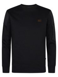 Petrol Bluza "Pueblo" w kolorze czarnym rozmiar: L. Czarne bluzy Petrol, l, bez wzorów, z bawełny, bez kaptura. Za 180.49 zł.