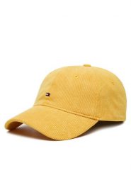 Tommy Hilfiger Czapka z daszkiem Th Flag AM0AM12757 Żółty. Żółte czapki z daszkiem Tommy Hilfiger, bez wzorów, z materiału. Za 129.99 zł.