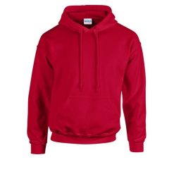 Bluza Z Kapturem Dla Dorosłych Unisex Heavy Blend. Czerwone bluzy GILDAN, m, bez wzorów, z kapturem. Za 92.99 zł.