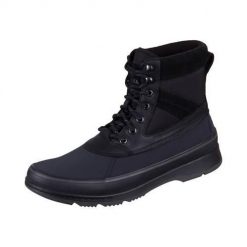 Buty do chodzenia męskie Sorel Ankeny Ii Boot Black Jet Suede Leather Textil. Czarne buty sportowe casual Sorel, bez wzorów, z materiału, za kostkę, bez zapięcia. Za 892.00 zł.