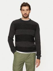 Jack&Jones Sweter Hugo 12258607 Czarny Regular Fit. Czarne swetry rozpinane Jack&Jones, l, bez wzorów, z bawełny, bez kołnierzyka, bez ramiączek. Za 89.99 zł.