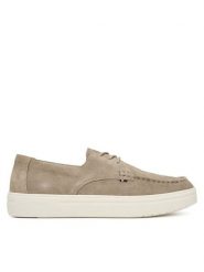 Tommy Hilfiger Półbuty Casual Suede Stitch Toe Hybrid FM0FM05707 Beżowy. Brązowe eleganckie półbuty Tommy Hilfiger, bez wzorów, ze skóry, bez obcasa, bez zapięcia. Za 529.99 zł.