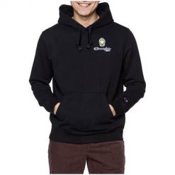 Bluza sportowa męska Champion X Smiley. Czarne bluzy z kapturem Champion, l, bez wzorów, z materiału, z kapturem. Za 348.90 zł.