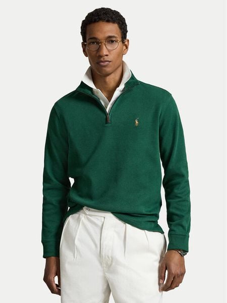 Polo Ralph Lauren Bluza Estate 710P07411501 Zielony Regular Fit. Zielone bluzy Polo Ralph Lauren, m, bez wzorów, z bawełny, bez kaptura. Za 859.99 zł.