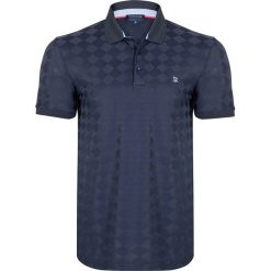 Koszulka polo w kolorze granatowym. Niebieskie koszulki polo Giorgio Di Mare, m, bez wzorów, bez kołnierzyka, bez ramiączek. W wyprzedaży za 107.95 zł.