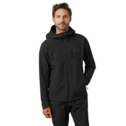 Wodoodporna kurtka Helly Hansen Odin Pro Shield. Czarne kurtki Helly Hansen, s, bez wzorów, z materiału, bez kaptura. Za 937.00 zł.