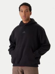 Adidas Bluza Power JZ6248 Czarny Oversize. Czarne bluzy Adidas, m, bez wzorów, z bawełny, bez kaptura. Za 369.99 zł.