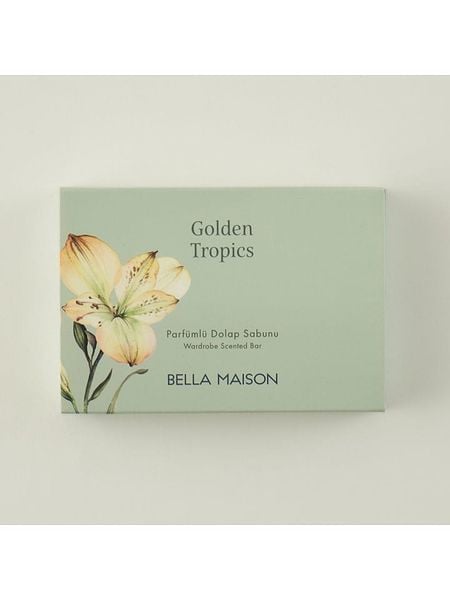 BELLA MAISON Saszetka zapachowa "Golden Tropics" w kolorze zielonym - 120 g rozmiar: onesize. Zielone torby na ramię BELLA MAISON, bez wzorów, bez dodatków. Za 21.99 zł.