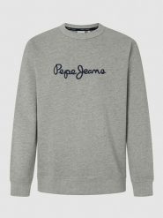 Pepe Jeans Bluza "New Joe" w kolorze szarym rozmiar: S. Szare bluzy Pepe Jeans, s, bez wzorów, z bawełny, bez kaptura. Za 142.87 zł.