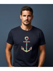 WOOOP Koszulka "You make me home" w kolorze granatowym rozmiar: XXL. Niebieskie bezrękawniki Wooop, xxl, bez wzorów, z bawełny, bez kołnierzyka, bez ramiączek. Za 56.99 zł.