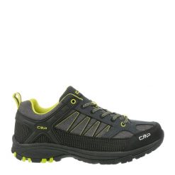 Buty turystyczne męskie CMP SUN. Czarne buty turystyczne CMP, bez wzorów, bez zapięcia, trekkingowe. W wyprzedaży za 270.50 zł.