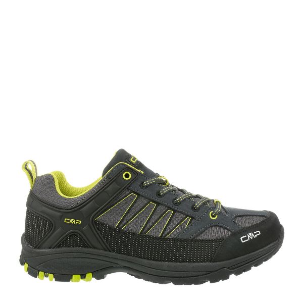 Buty turystyczne męskie CMP SUN. Czarne buty trekkingowe CMP, bez wzorów, bez zapięcia. W wyprzedaży za 270.50 zł.