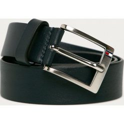 Tommy Hilfiger - Pasek skórzany. Brązowe paski Tommy Hilfiger, bez wzorów. W wyprzedaży za 119.90 zł.