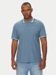 Blend Polo 20717916 Niebieski Regular Fit. Niebieskie koszulki polo Blend, m, bez wzorów, z bawełny, bez kołnierzyka, bez ramiączek. Za 69.99 zł.