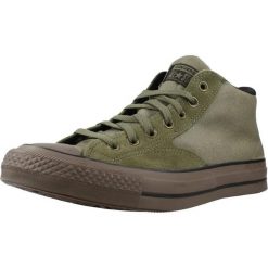 Buty CONVERSE A19197C Zielony. Zielone buty turystyczne Converse, bez wzorów, ze skóry, bez zapięcia, na fitness i siłownię. Za 302.99 zł.