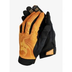 Rękawiczki rowerowe męskie Fox Ranger Glove Frequency. Brązowe rękawiczki FOX, bez wzorów. Za 121.99 zł.