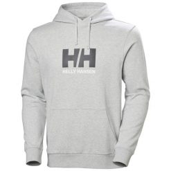 Bluza z kapturem Helly Hansen Logo. Szare bluzy Helly Hansen, m, bez wzorów, z kapturem. Za 346.70 zł.
