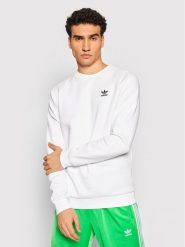Adidas Bluza adicolor Essentials Trefoil H34644 Biały Regular Fit. Białe bluzy Adidas, m, bez wzorów, z bawełny, bez kaptura. Za 249.99 zł.