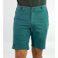 Mountain Bike Pants (MTB) jeździ unisex. Niebieskie szorty JEANSTRACK, s, bez wzorów, z bawełny, sportowe. W wyprzedaży za 305.80 zł.