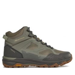Trekkingi Karrimor. Brązowe botki sznurowane Karrimor, bez wzorów, bez obcasa, bez zapięcia. Za 579.99 zł.