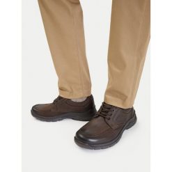 Półbuty Go Soft. Brązowe eleganckie półbuty GO SOFT, bez wzorów, bez obcasa, bez zapięcia. Za 249.99 zł.