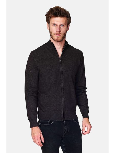 C& Jo Kardigan w kolorze antracytowym rozmiar: 44. Szare swetry rozpinane C& Jo, bez wzorów, z kaszmiru, bez kołnierzyka, bez ramiączek. Za 161.73 zł.