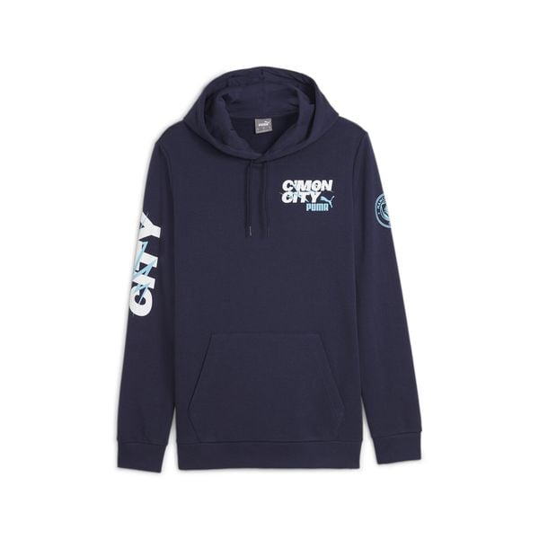 Bluza z kapturem Puma Mcfc Ftblicons Hoody, Mężczyźni. Białe bluzy z kapturem Puma, m, bez wzorów, z bawełny, z kapturem. W wyprzedaży za 175.95 zł.
