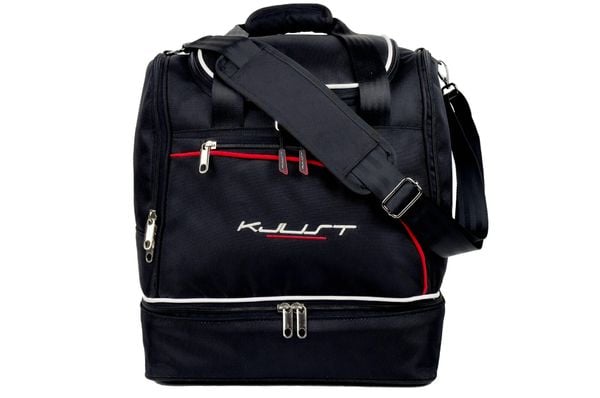 Torba sportowa KJUST SP66SA (45L). Czarne torby na ramię KJUST, bez wzorów, z materiału, na ramię, bez dodatków. Za 230.00 zł.