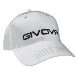 Czapka Givova unisex z daszkiem, haftowane logo, biała. Białe czapki z daszkiem Givova, na lato, bez wzorów, z bawełny. Za 127.99 zł.
