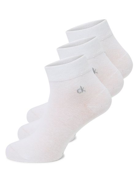 Calvin Klein Skarpety w 3-paku Mężczyźni Bawełna biały jednolity, 39-42. Białe skarpety CALVIN KLEIN, bez wzorów, z bawełny. Za 74.95 zł.