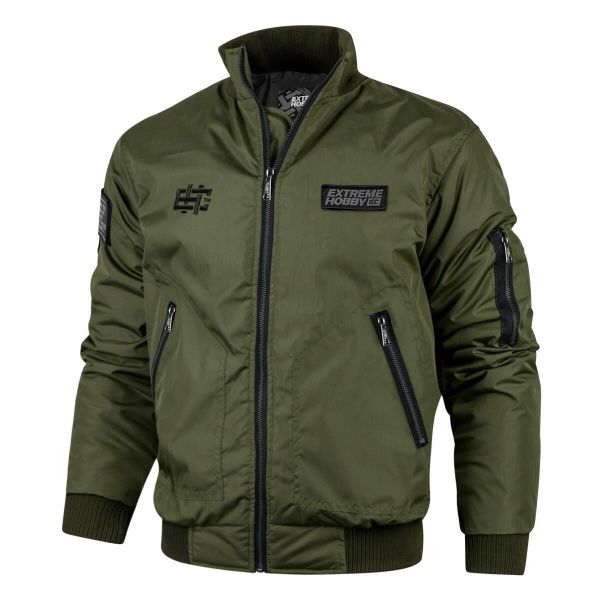 Kurtka Męska Flek EXTREME HOBBY Flyers BLOCK. Zielone kurtki EXTREME HOBBY, m, bez wzorów, z poliesteru, bez kaptura. Za 409.00 zł.