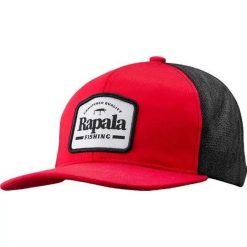 Czapka typu snapback Rapala Red Unmatched Quality. Czerwone czapki z daszkiem RAPALA, bez wzorów, z materiału. Za 155.50 zł.