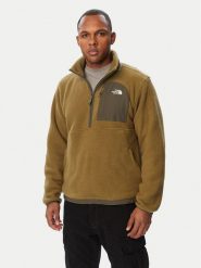 The North Face Polar Yumiori Off-Peak NF0A8FKP Khaki Regular Fit. Brązowe bluzy z polaru The North Face, l, bez wzorów, z polaru, bez kaptura. Za 549.99 zł.