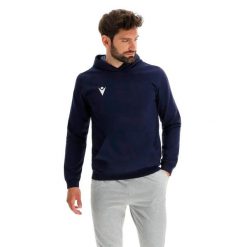 Bluza z kapturem Macron banjo hero. Niebieskie bluzy z kapturem Macron, xs, bez wzorów, z bawełny, z kapturem. Za 225.50 zł.