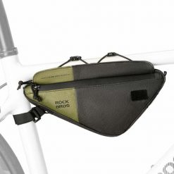 Torba rowerowa trójkątna z paskiem na ramię – 0,7 L. Czarne torby na ramię ROCKBROS, bez wzorów, z materiału, na ramię, bez dodatków. Za 91.00 zł.
