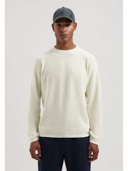 DSTREZZED Sweter w kolorze kremowym rozmiar: M. Brązowe swetry nierozpinane Dstrezzed, m, bez wzorów, ze splotem, bez kołnierzyka, bez ramiączek. Za 223.99 zł.