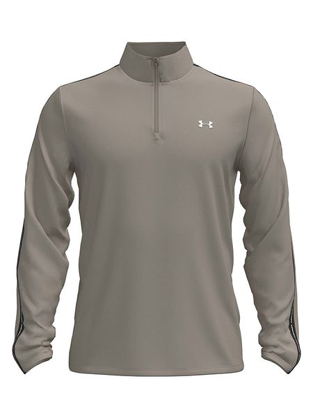 Under Armour Koszulka funkcyjna w kolorze szarobrązowym rozmiar: XXL. Szare t-shirty sportowe Under Armour, bez wzorów, z materiału, bez ramiączek, outdoorowe. Za 119.99 zł.