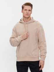 Hugo Bluza Dapo 50486478 Beżowy Relaxed Fit. Brązowe bluzy Hugo, m, bez wzorów, z bawełny, bez kaptura. Za 189.99 zł.