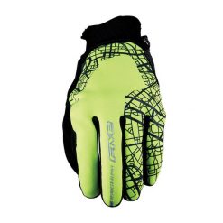 Rękawiczki SHIBUYA REFLECTIVE - DISTRICK FLUO YELLOW (neon żółty) - XXL/12. Żółte rękawiczki FIVE GLOVES, bez wzorów. Za 191.00 zł.