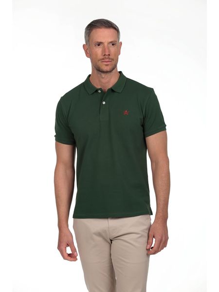The Time of Bocha Koszulka polo w kolorze zielonym rozmiar: XXL. Zielone koszulki polo The Time of Bocha, xxl, bez wzorów, z bawełny, bez kołnierzyka, bez ramiączek. Za 111.33 zł.
