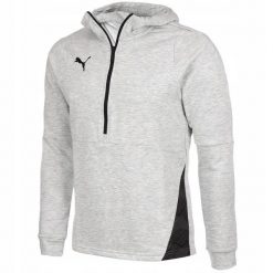 Męska bluza z kapturem suwakiem szara PUMA TEAMFINAL 21 CASUALS HOODY. Szare bluzy z kapturem Puma, m, bez wzorów, z kapturem. Za 159.00 zł.
