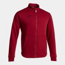 Kurtka z dresu Joma Confort IV. Czerwone kurtki Joma, xl, bez wzorów, z bawełny, bez kaptura. Za 304.00 zł.