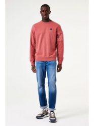Garcia Bluza w kolorze czerwonym rozmiar: M. Czerwone bluzy Garcia, m, bez wzorów, z bawełny, bez kaptura. Za 278.66 zł.